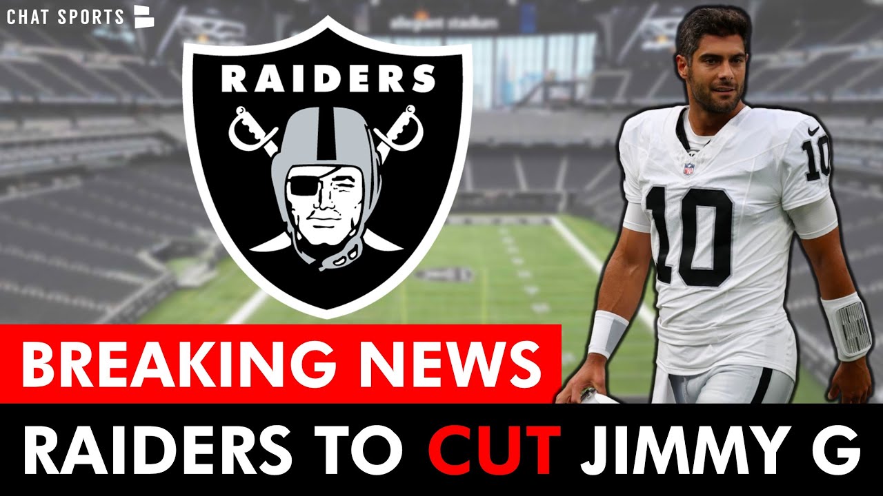Las Vegas Raiders Will CUT Jimmy Garoppolo TOMORROW | Raiders News 1 las vegas raiders will cut jimmy