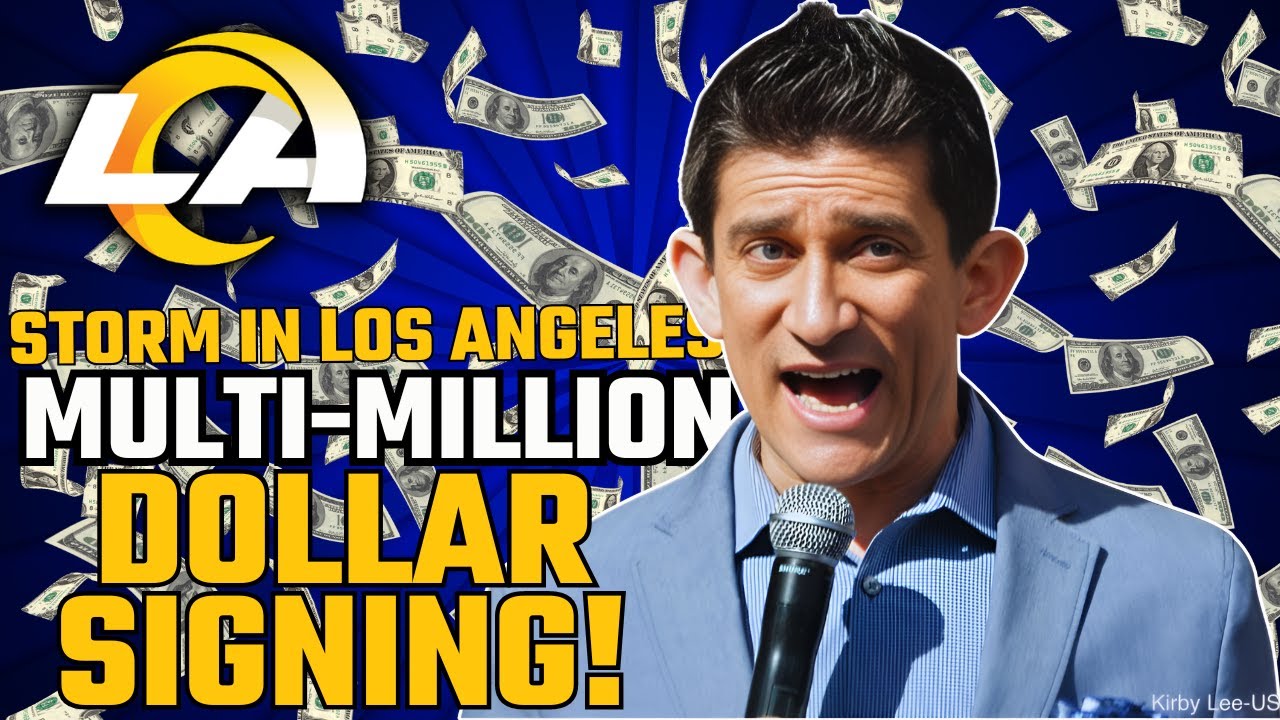 LEAGUE IN TURMOIL: RAMS DEFY CONVENTION WITH GAME-CHANGING SIGNING! LA RAMS NEWS DRAFT 2024 1 league in turmoil rams defy conv