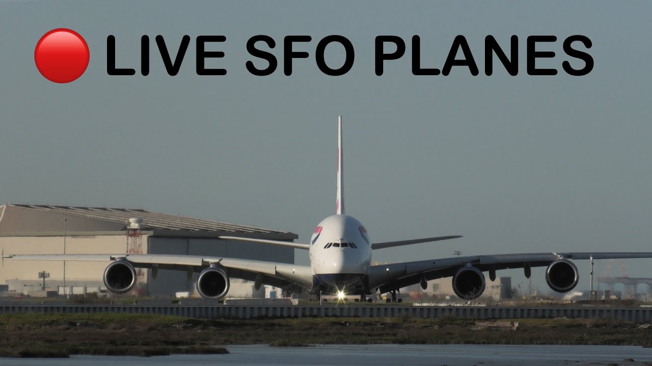 đ´ Live Plane Spotting San Francisco Intl Airport Arrivals and Departures #fyp #avgeeks #live #fy 2 live plane spotting san francis 2