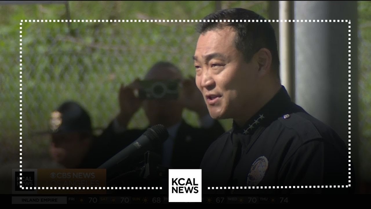 Los Angeles Interim Police Chief Dominic Choi addresses LAPD Academy graduates 2 los angeles interim police chief