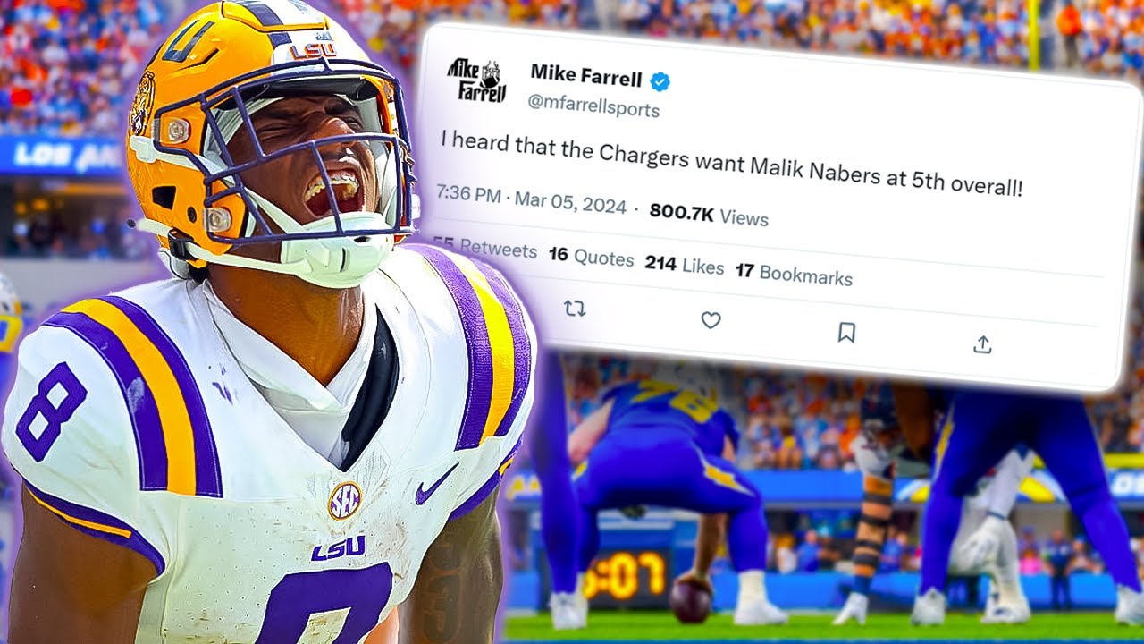 malik nabers to the chargers and