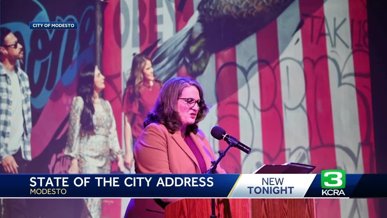 mayor of modesto delivers state