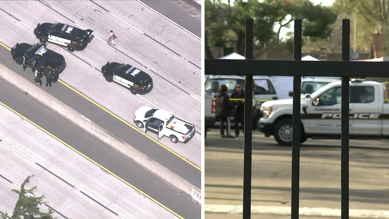 Murder suspect dies by self-inflicted gunshot after I-580 pursuit in East Bay, police say 1 murder suspect dies by self infl