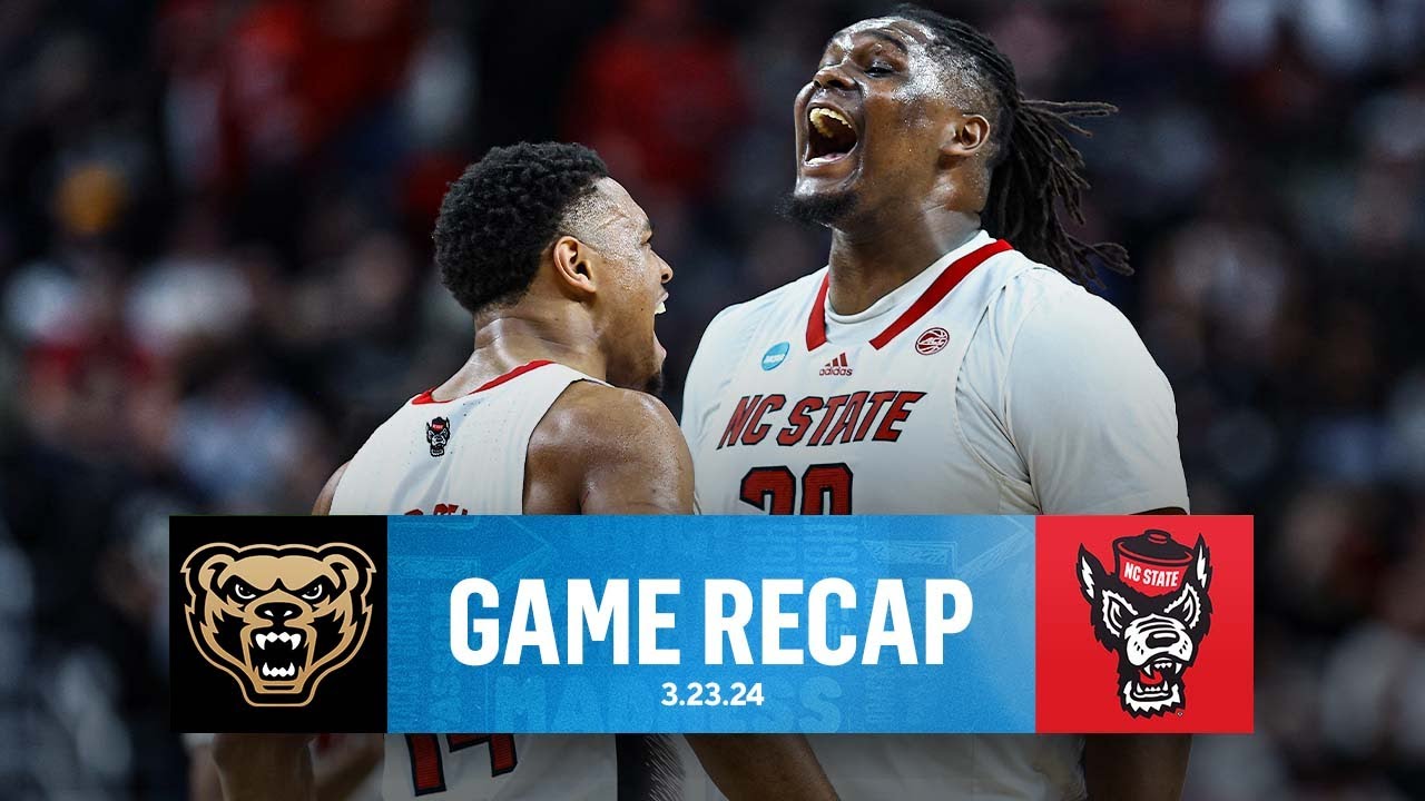 NC State Survives OT Thriller Over Oakland, Advances To Sweet 16 I March Madness Recap I CBS Sports 2 nc state survives ot thriller ov
