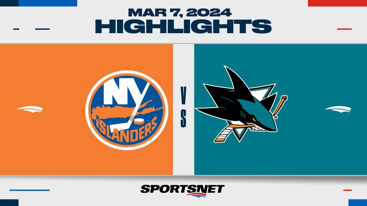 nhl highlights islanders vs shar