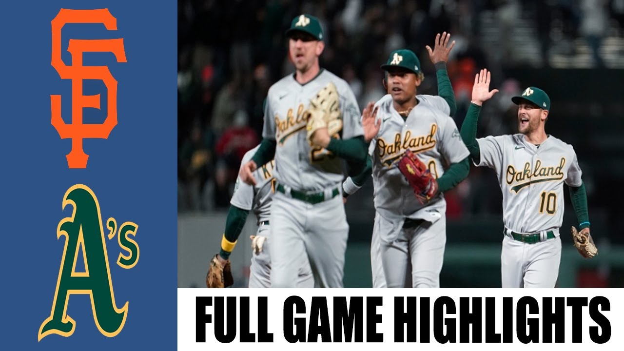 Oakland Athletics vs San Francisco Giants FULL GAME Highlights | MLB Spring Training Mar 25 2024 1 oakland athletics vs san francis 10