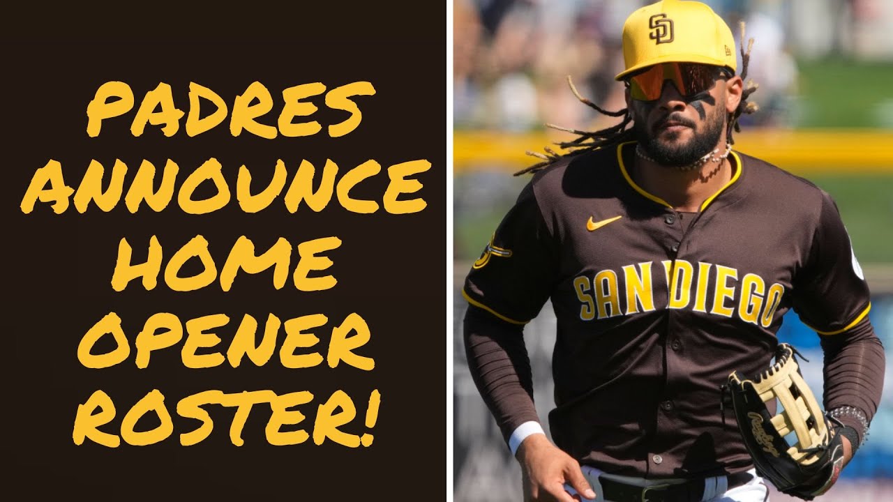 padres set home opener roster pr