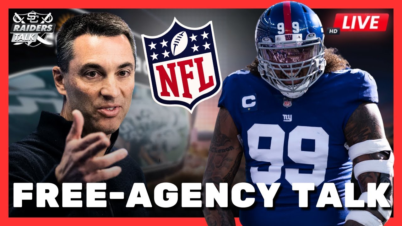Raiders Free Agency News & Rumors | NFL Free Agency Live Coverage | NFL FREE-AGENCY TALK 1 raiders free agency news rumors