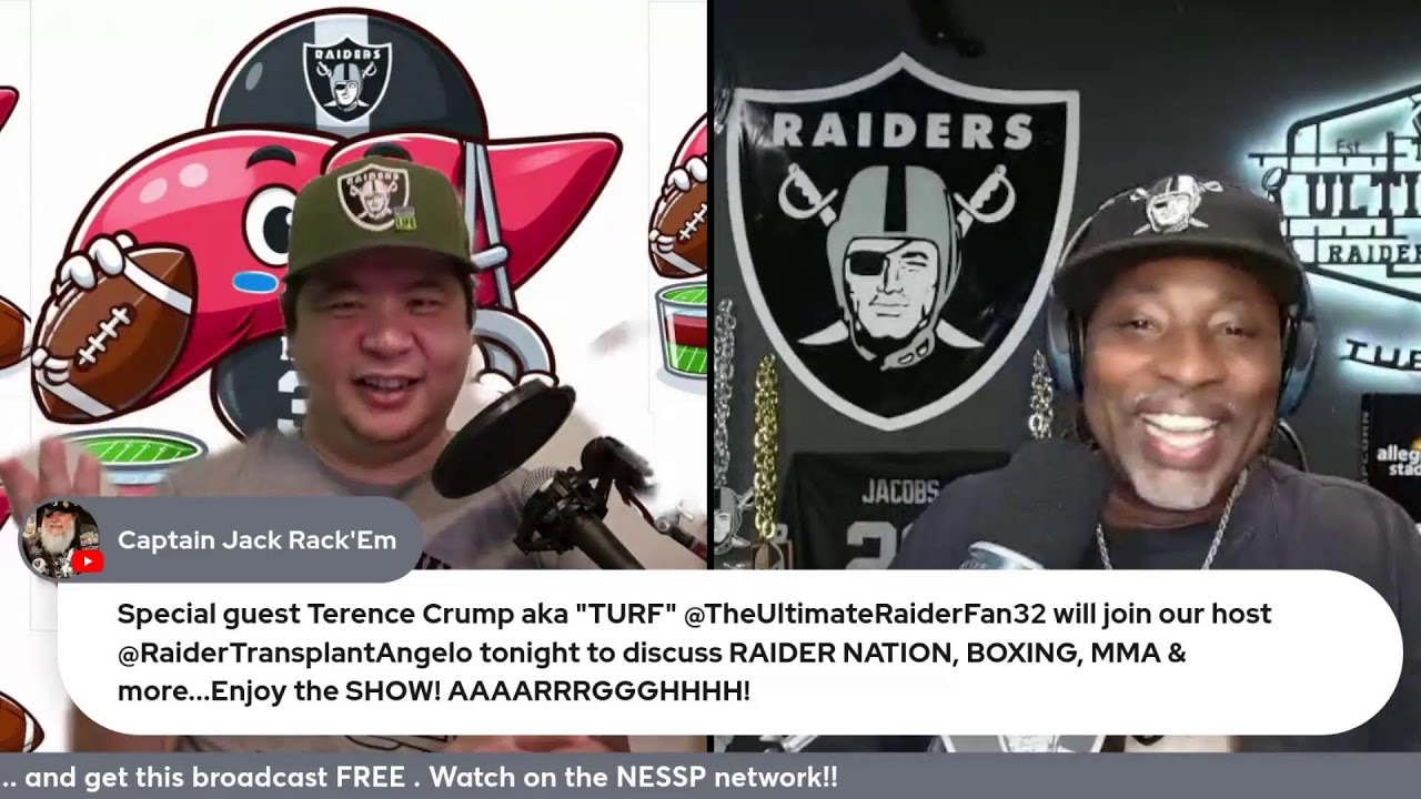 RAIDERS strategy and FIGHT Sports talk w/ RAIDER TRANSPLANT & guest "TURF" of TheUltimateRaiderFan32 1 raiders strategy and fight sport