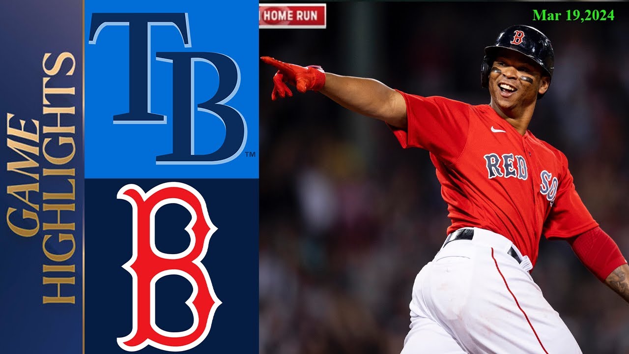 Rays Vs Red Sox Game Highlights Mar 19, 2024 (innings 4-5) | MLB Highlights | Spring Training. 1 rays vs red sox game highlights