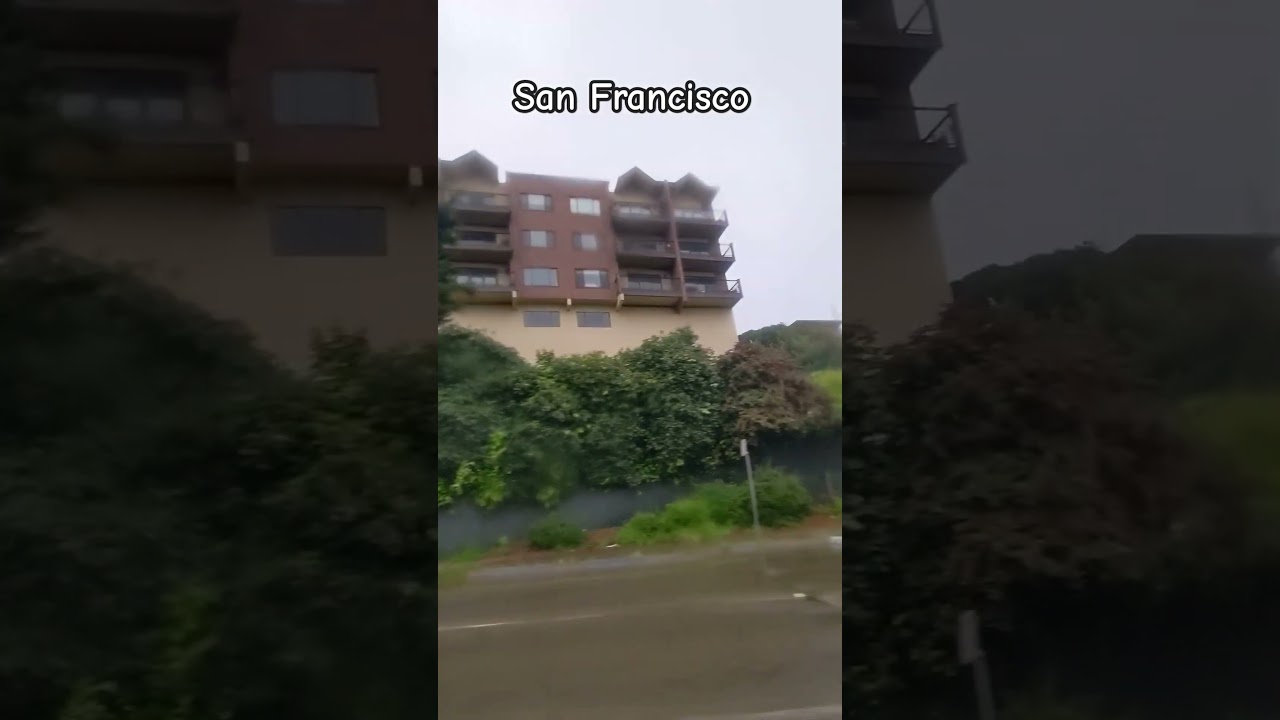 san francisco on a rainy day