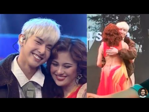 SB19 Justin Hugs Julie San Jose on GMA All Out Sundays 1 sb19 justin hugs julie san jose
