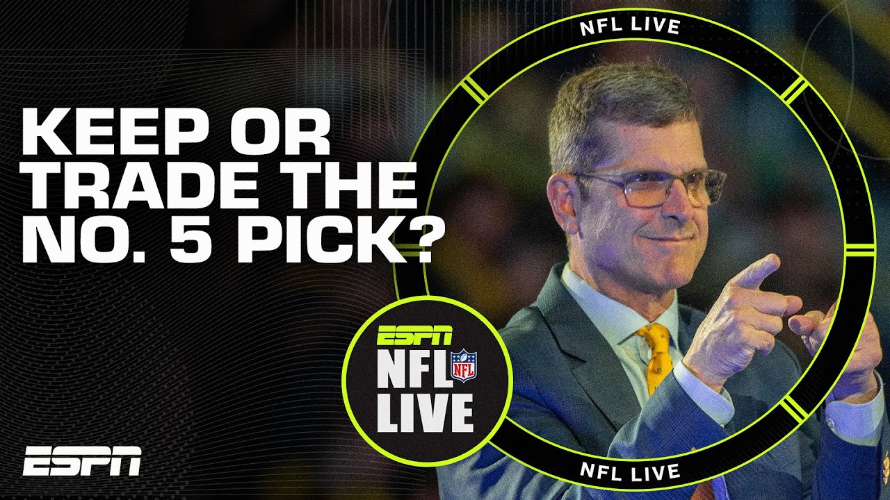 Should the Chargers pick at No. 5 or trade their pick? 👀 'They've got A LOT of holes!' - Mina Kimes 2 should the chargers pick at no 5