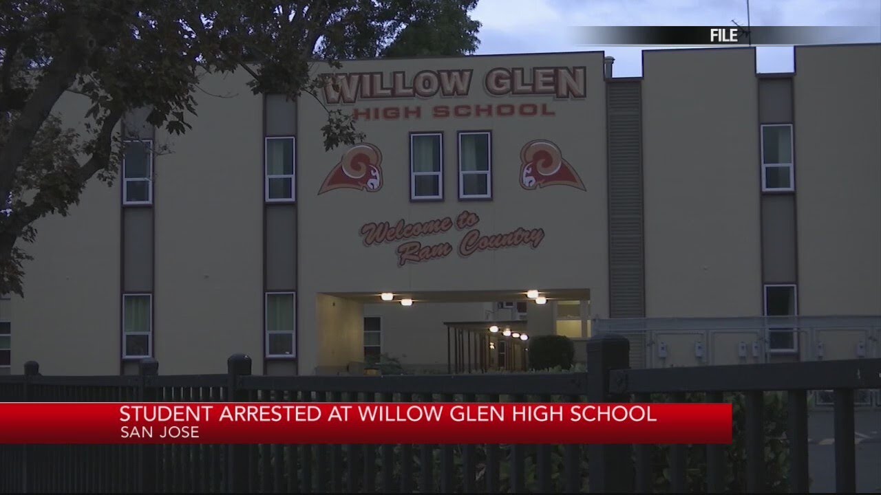 Student arrested at Willow Glen High School in San Jose after shelter in place lifted 2 student arrested at willow glen
