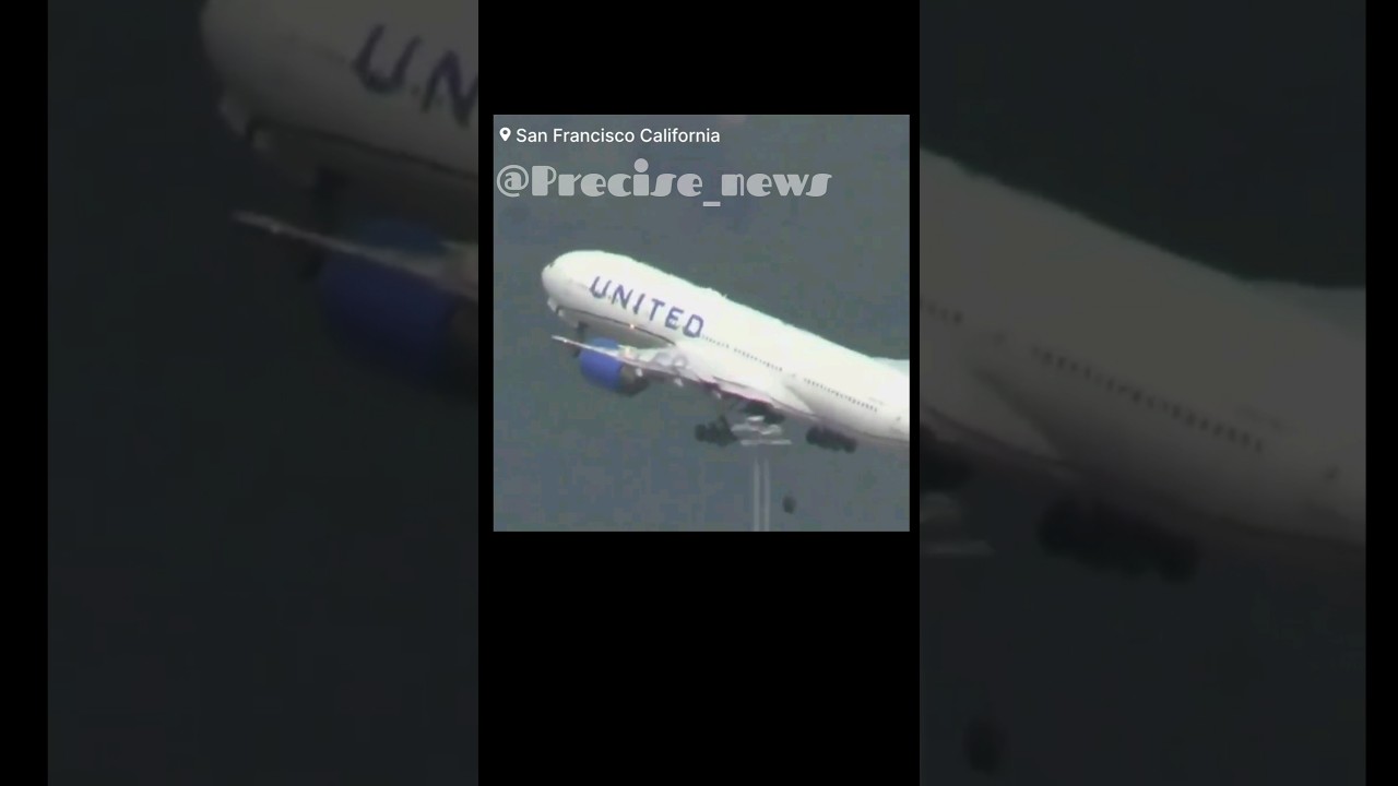 United Airlines loses tires | Mid-Air Drama #news #usanews #unitedairlines #california #sanfrancisco 2 united airlines loses tires mid