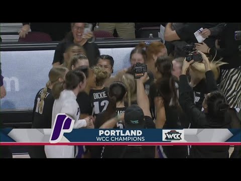 University of Portland women defeat Gonzaga again 67-66 for WCC title and NCAA berth 1 university of portland women def