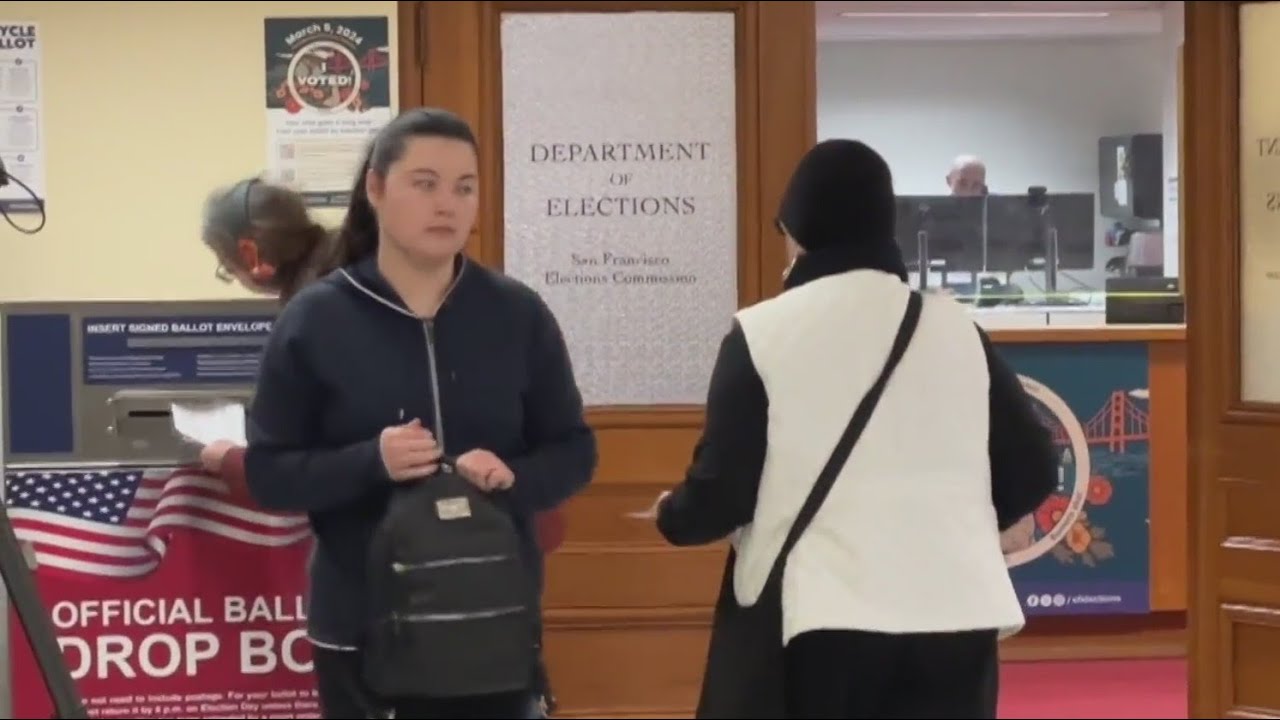 voters drop off ballots at san f