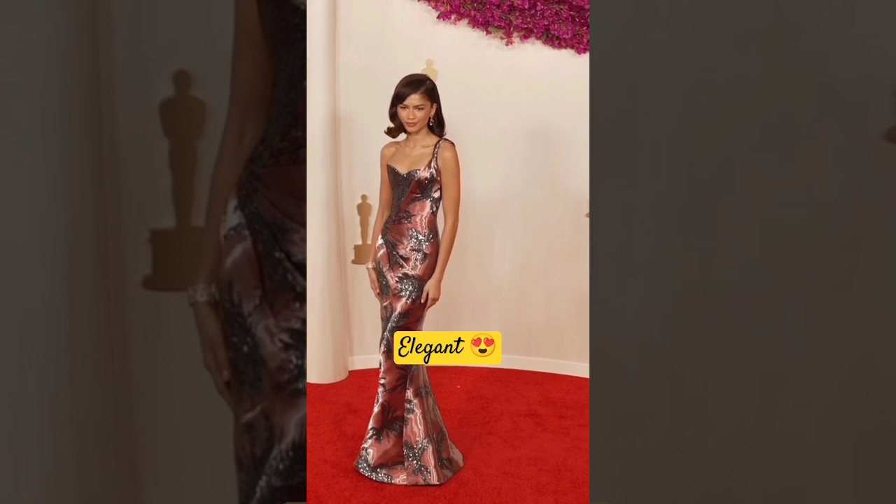 zendaya at the oscars2024redcarp