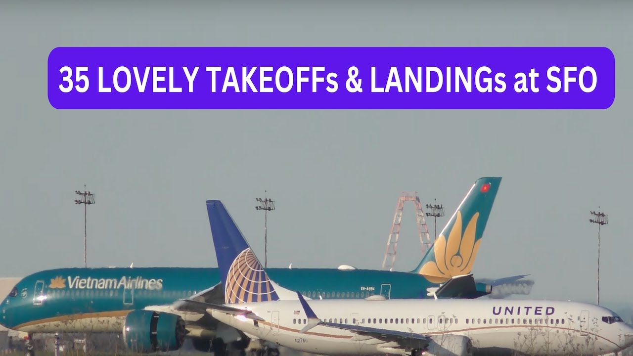 35 lovely planes taking off and