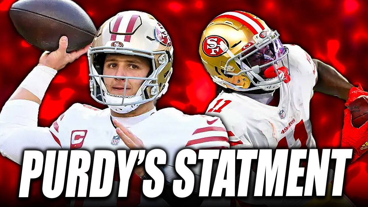 49ers qb brock purdy has a clear