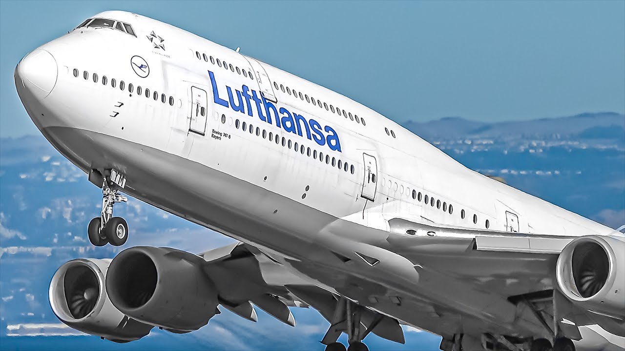 60 minutes of plane spotting at