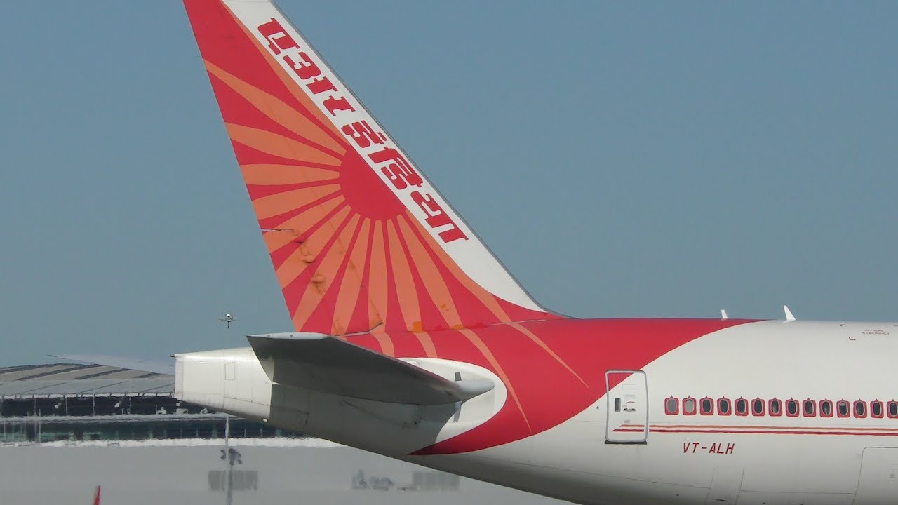 AIR INDIA Boeing 777-200LR - TAKEOFF from SFO to DELHI - AI174 - Reg VT-ALH - Plane Spotting SFO 2 air india boeing 777 200lr takeo
