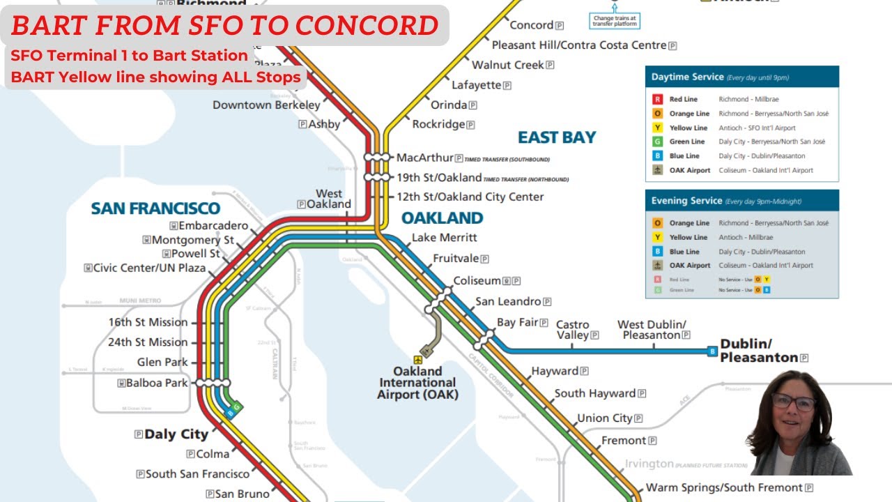 bart from sfo terminal 1 to conc
