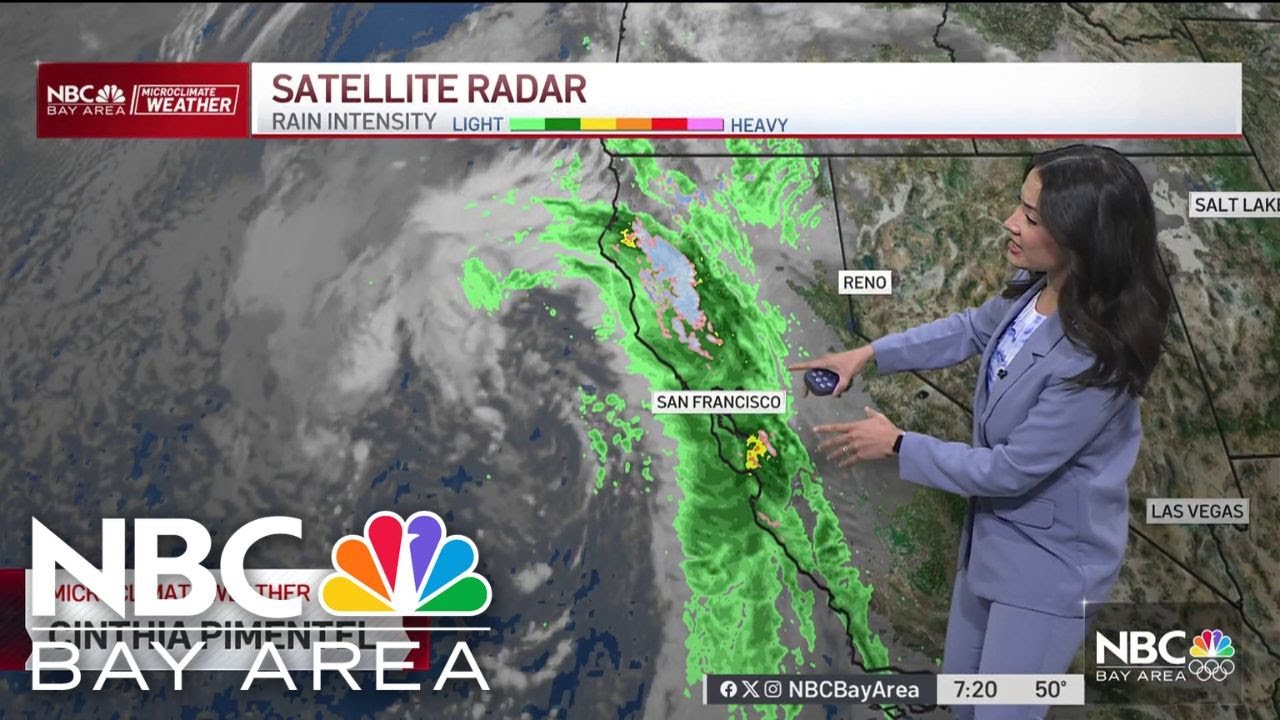 bay area forecast rain and cool