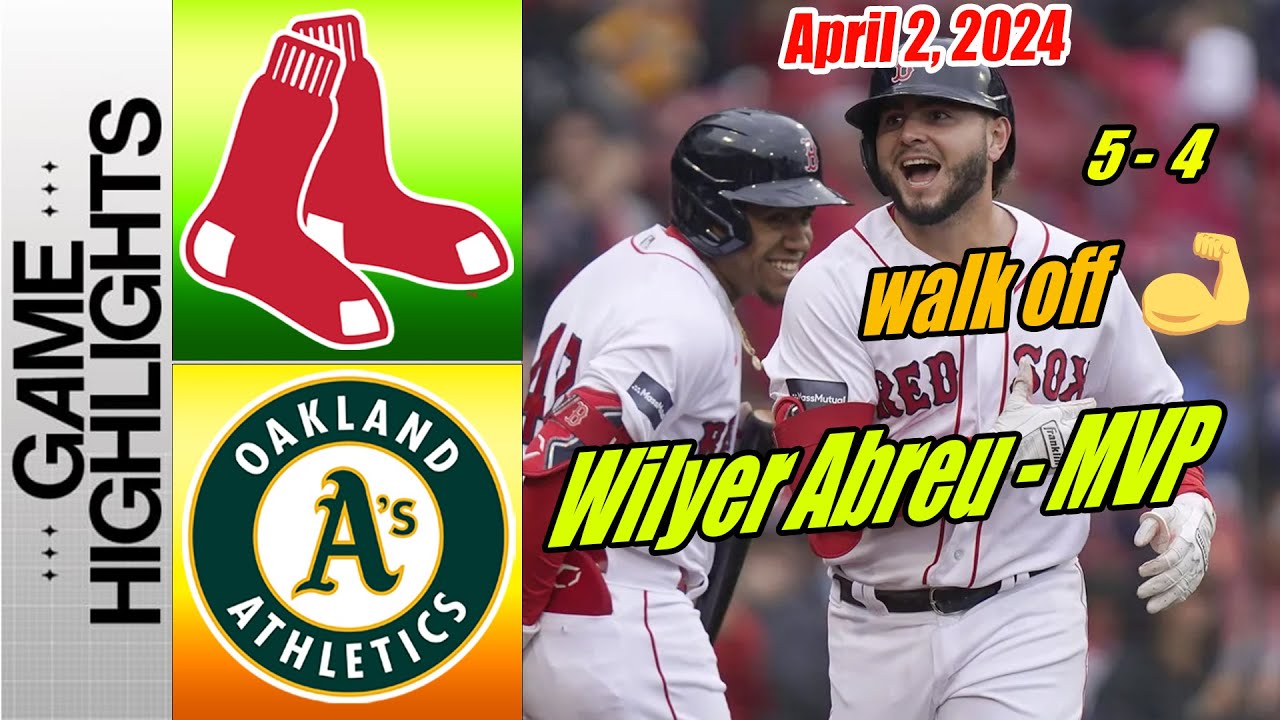 boston red sox vs oakland athlet 12