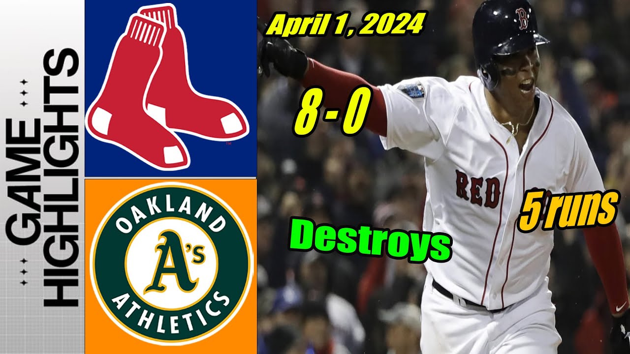 boston red sox vs oakland athlet