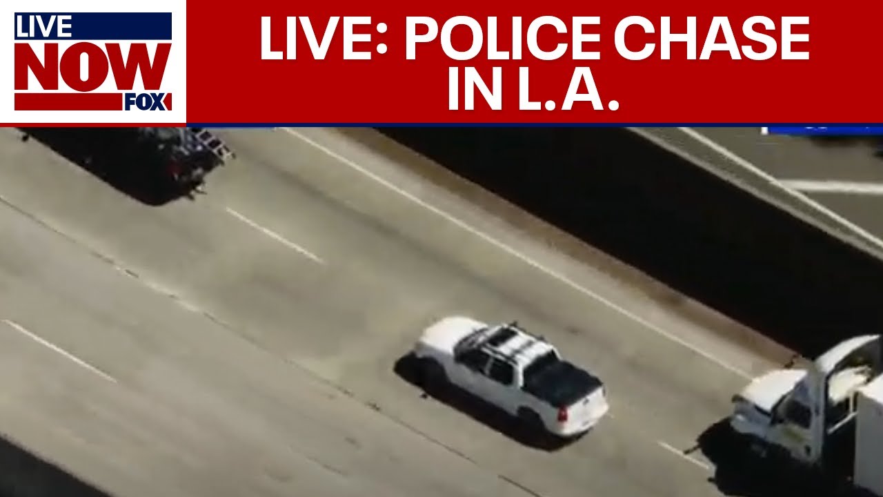 BREAKING: Police chase in Los Angeles, stolen truck leads police | LiveNOW from FOX 2 breaking police chase in los ang 1