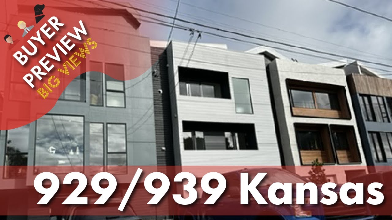Buyer Preview: 929 + 939 Kansas Street, San Francisco, New-build homes in Potrero with views + space 2 buyer preview 929 939 kansas str