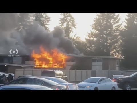 crews respond to large tacoma ap