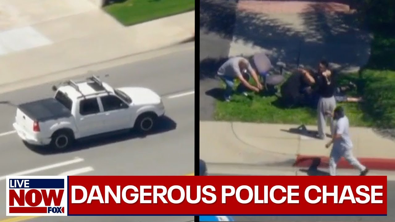 dangerous police chase in la sus