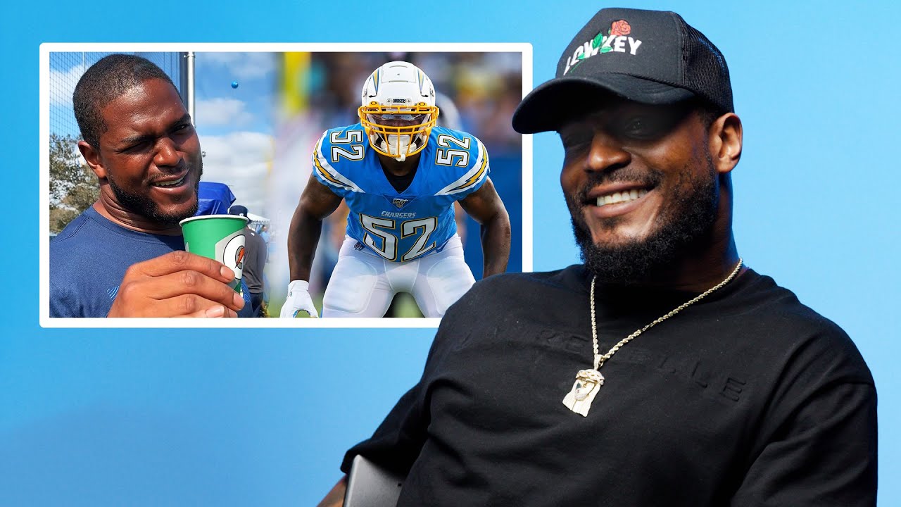 denzel perryman reacts to his be