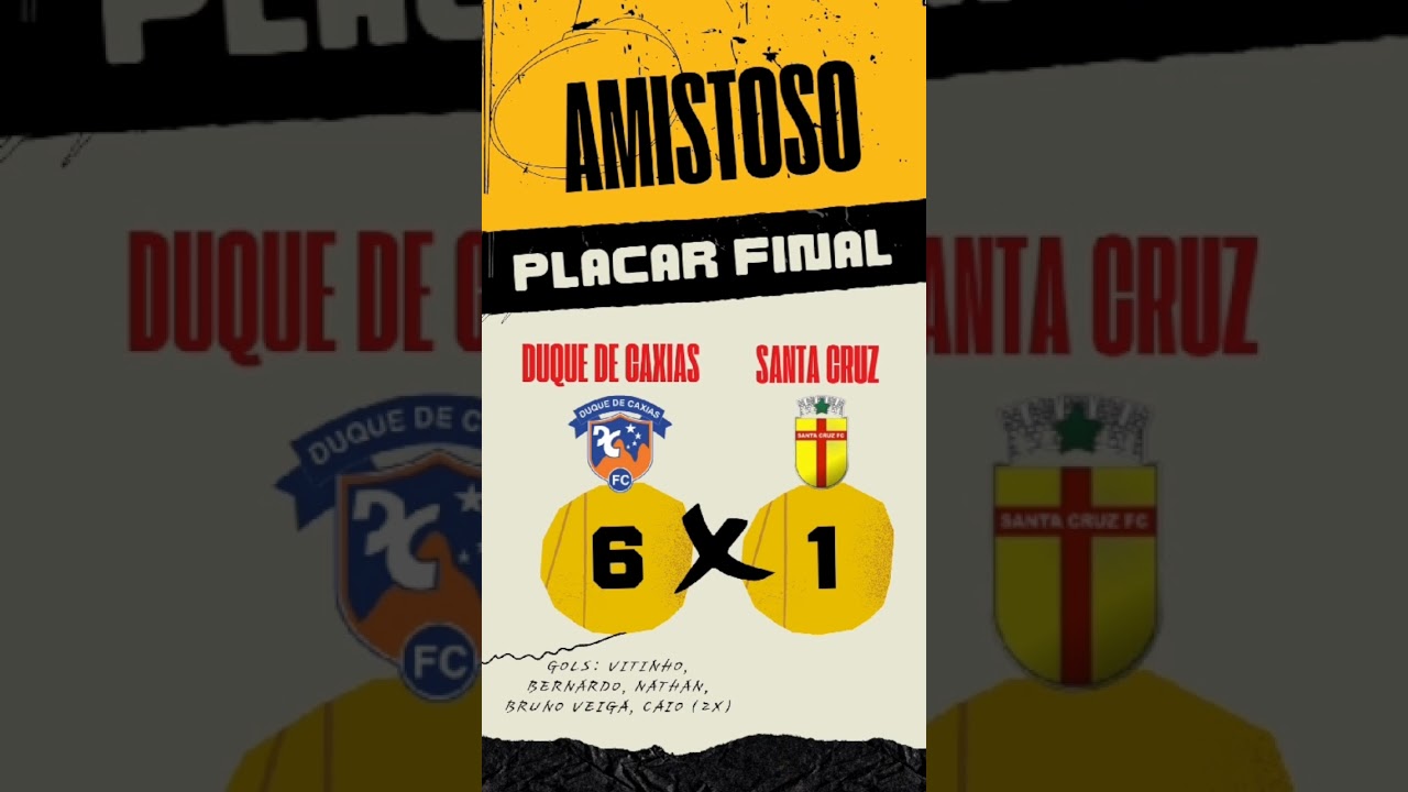 DUQUE DE CAXIAS GOLEIA SANTA CRUZ EM AMISTOSO - PARTE 1 | ACESSO RJ NEWS | ACESSO RJ 2 duque de caxias goleia santa cru