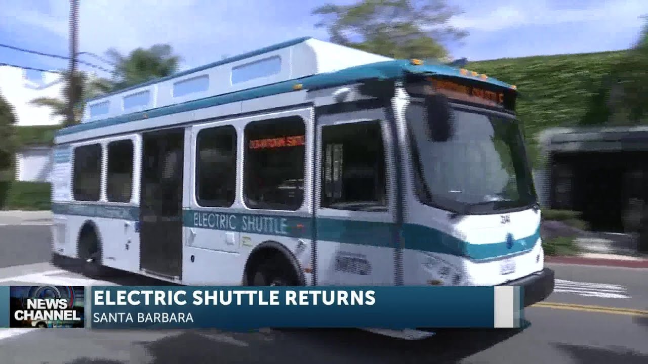 electric shuttle coming back