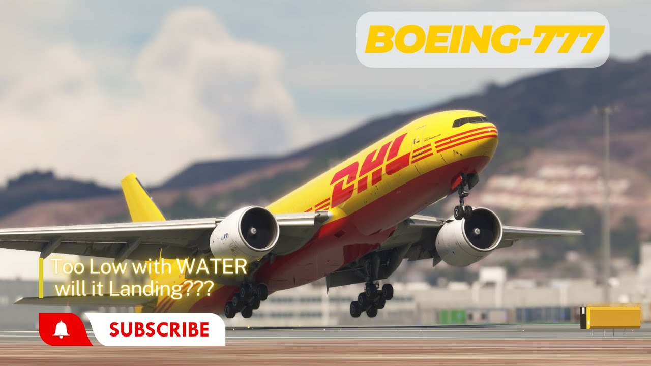 error aircraft landing dhl boein
