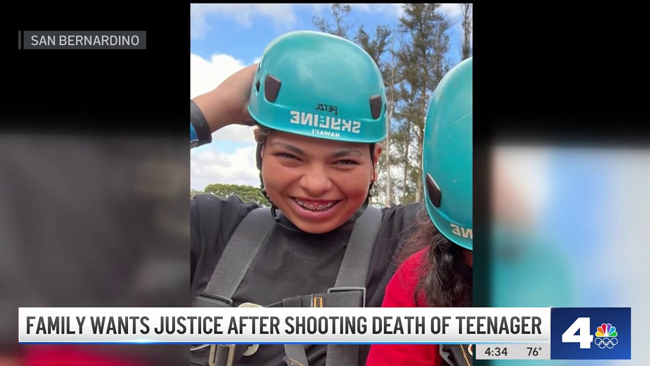 Family wants justice after shooting death of San Bernardino teen 2 family wants justice after shoot