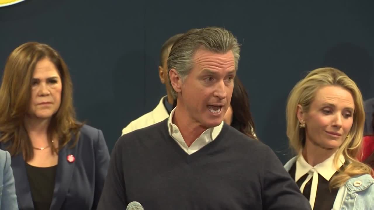 gov newsom speaks out in support