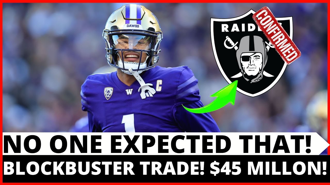IT JUST HAPPENED! GREAT TRADE! FANS IN LAS VEGAS IN SHOCK! RAIDERS NEWS 1 it just happened great trade fan