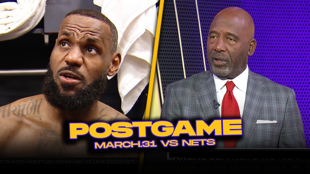 lakers nets postgame j worthy le