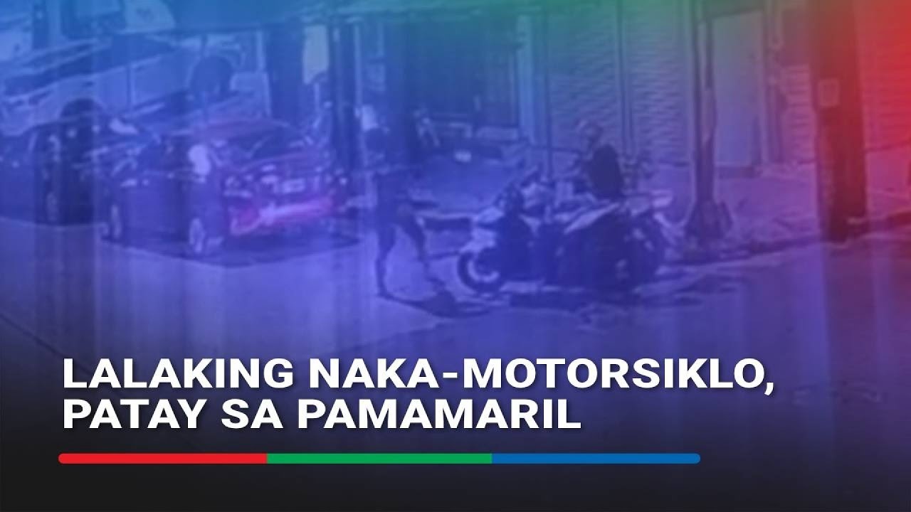 lalaking naka motorsiklo patay s