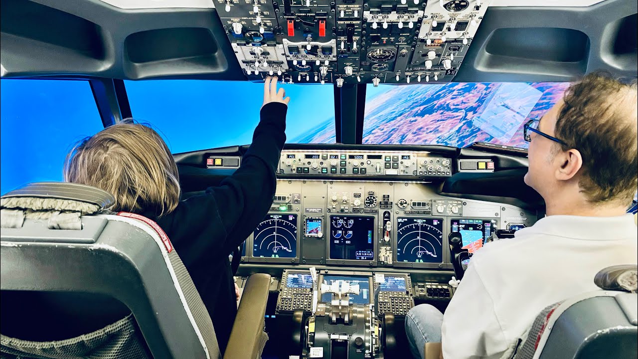 landing at sfo 737 800 simulator