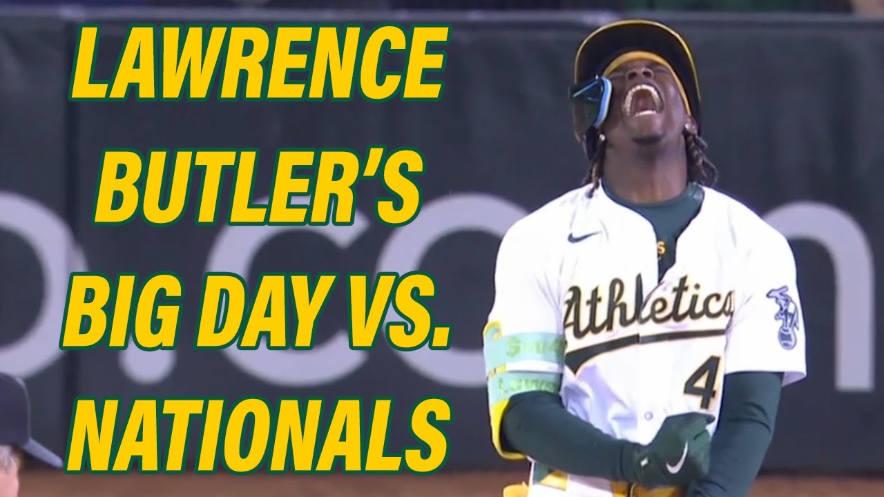 Lawrence Butler destroys dinger, hits walk-off vs. Nationals | 4/12/24 | Oakland A's highlights 2 lawrence butler destroys dinger
