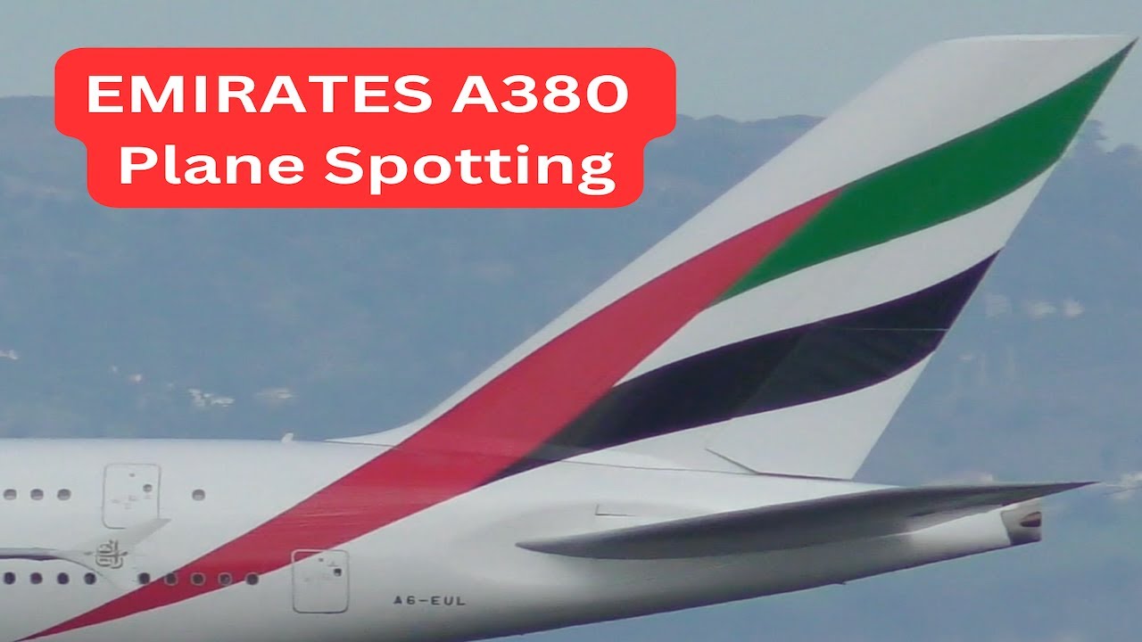 MAJESTIC A380 EMIRATES Plane Spotting at SFO International Airport - King of the Skies 2 majestic a380 emirates plane spo