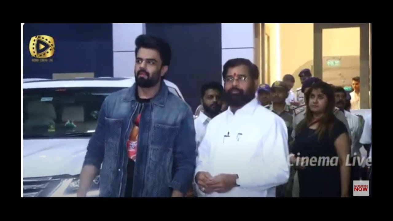"Manish Paul & CM Eknath Shinde Spotted at Kalina Airport in Santacruz | Breaking News 1" 2 manish paul cm eknath shinde spo