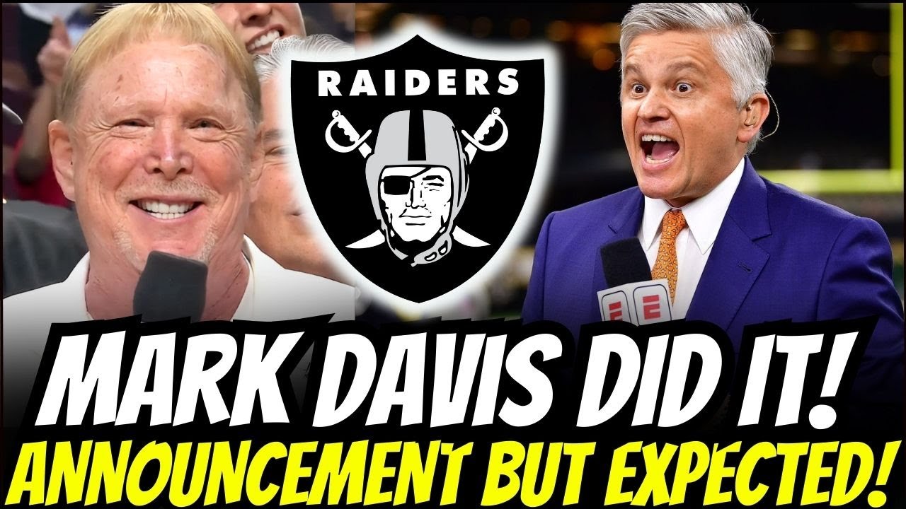 đšđ±MARK DAVIS MAKES SHOCKING CHOICE!!!MEET THE NEW CHOSEN!!!LAS VEGAS RAIDERS NEWS TODAY!!! 1 mark davis makes shocking choice