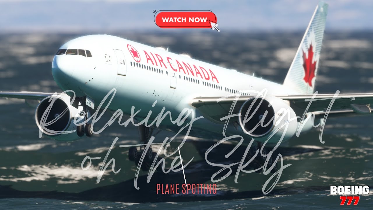 Most AWESOME Aircraft Landing!! Boeing 777 Air Canada Landing at San ...