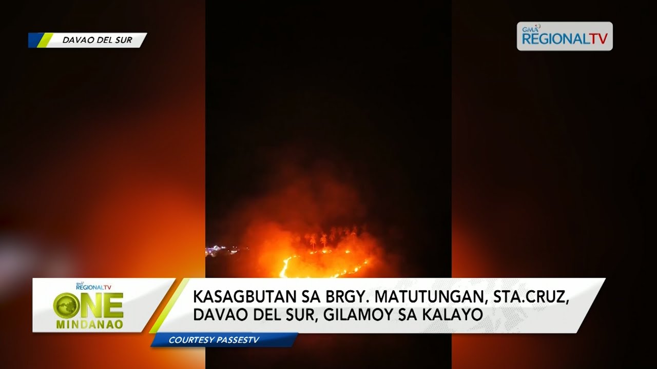 One Mindanao: Kasagbutan sa Brgy. Matutungan, Sta. Cruz, Davao Del Sur, gilamoy sa kalayo 2 one mindanao kasagbutan sa brgy